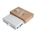 4 Core FTTH Outdoor Fiber Optic Termination Box 1:4 Splitter SC Wall Mount