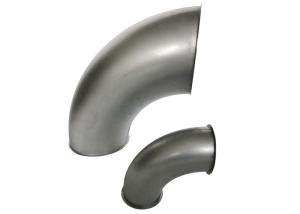 China 45 Degree Dust Collection Duct Pipe Pressed Ventilation Bends Use In HAVC factory