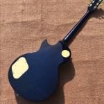 Custom LP tiger flame standard blue electric guitar mahogany body neck