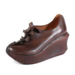 S393 Leather Shoes Handmade Toe Layer Cowhide High Quality Women'S Shoes Custom