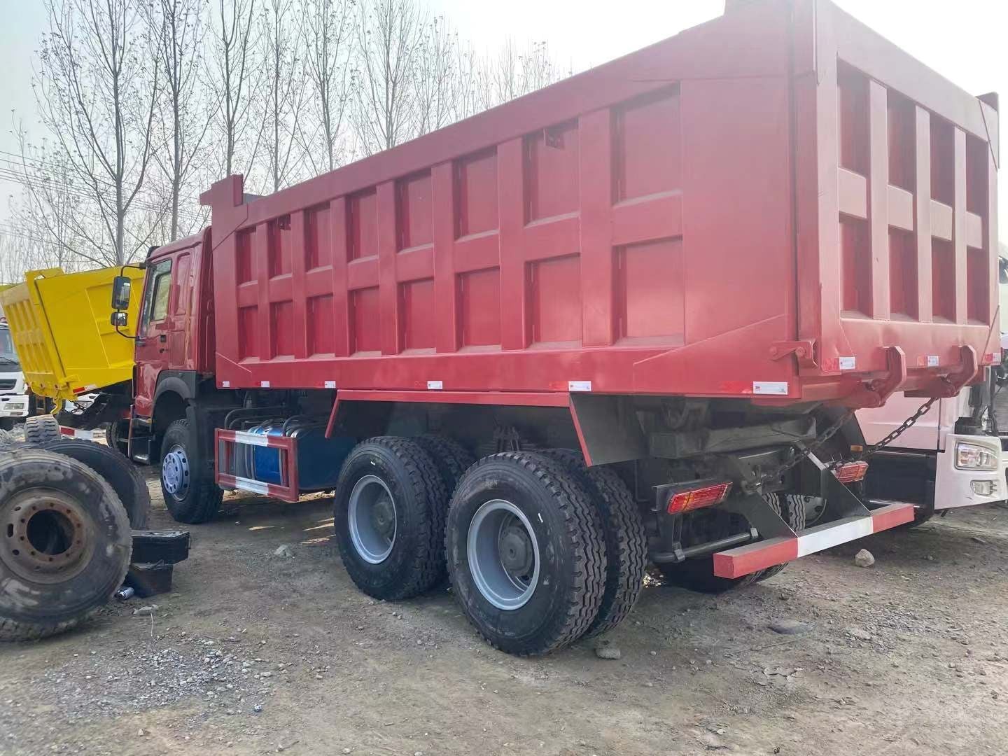 Used Howo Dump Truck 6*4 Driving Model Right Hand Driving Way WD615.47 Euro 2