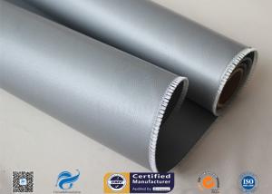 China Silicone Rubber Coated Fiberglass Cloth For Thermal Insulation Valve Cover factory