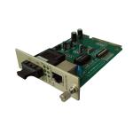 Single Mode Optical To Ethernet Converter Black Color Auto Negotiation