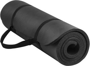 China NBR 0.5&quot; Thick High Density Sweat Proof Yoga Mat Cushions Spine factory