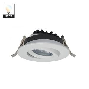 China Adjustable Slim Round LED Downlight , 12w Trimless Fire Rated Downlights factory
