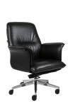 PU Leather Drafting Chair , DIOUS 0.29m3 Leather Swivel Office Chair