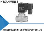 P4 Mini Brass / SS 316 Electric Solenoid Water Valve Pilot Operated Action