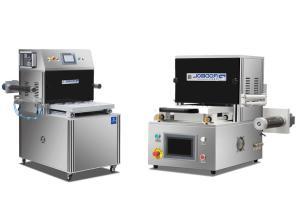 China Vegetable Meat Modified Atmosphere Packaging Machine Tray Sealing Equipment factory