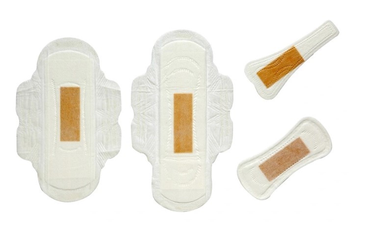 Waterproof PE Back Sheet Dry Surface Female Sanitary Napkin