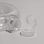 Transparent 500ml Clear Plastic PET Bottle With Customized In Aluminum/Plastic
