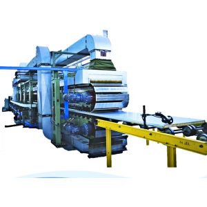 China 8m/Min Polyurethane Sandwich Panel Manufacturing Line 300KW on sale