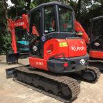 Japan Made Original Mini Kubota KX163 Crawler Chain Excavator 5 Ton in Good