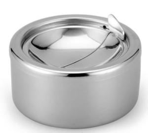 China Wind Proof Cigarette Ashtray Silver Windproof smoking ashtray factory