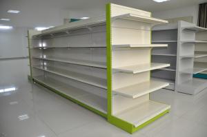 China Indoor Outdoor Metallic Supermarket Display Shelf Light Duty SGL-G-009 factory