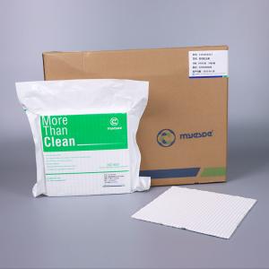 China 100pcs Class 1000 Cleanroom Wipes ESD Microfiber Anti Static Cleaning Wipes factory