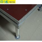 18mm Plywood or Tempered Glass Top Aluminum Outdoor Mobile Event Stages for