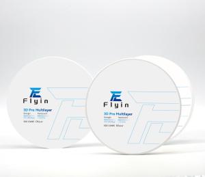 China Dental Cad Cam Zirconia Blocks 3D Pro Multilayer Type factory