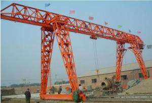China 99% Efficiency 10 Ton Single Beam Crane For Workshop factory