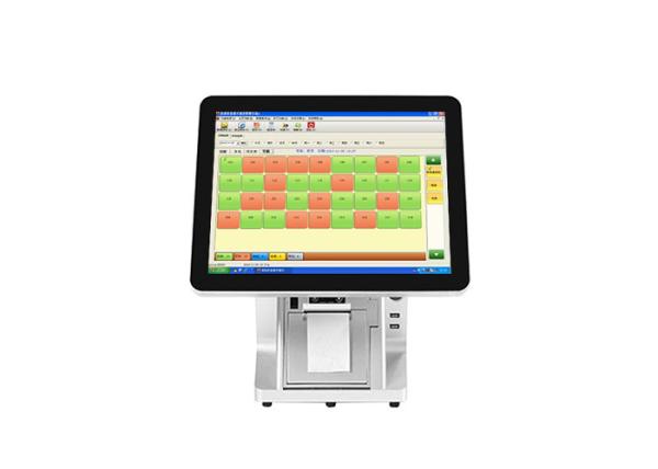 Metal Frame POS Touch Screen Monitor Full Flat Classical Oil Proof Low Noise
