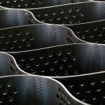 Plastic Hdpe Geocell Textured Geocell Geocell Used In Road Construction 356mm