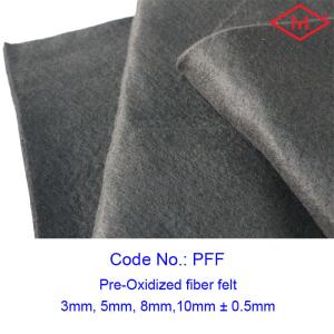 China Industrial Pre-Oxidized Fiber Felt Rolls High Temperature Resistant factory