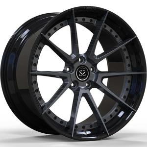 China Silver Custom 2Piece Forged Rims 8Jx20 ET269Jx20 ET41 For BMW 840 M850 factory