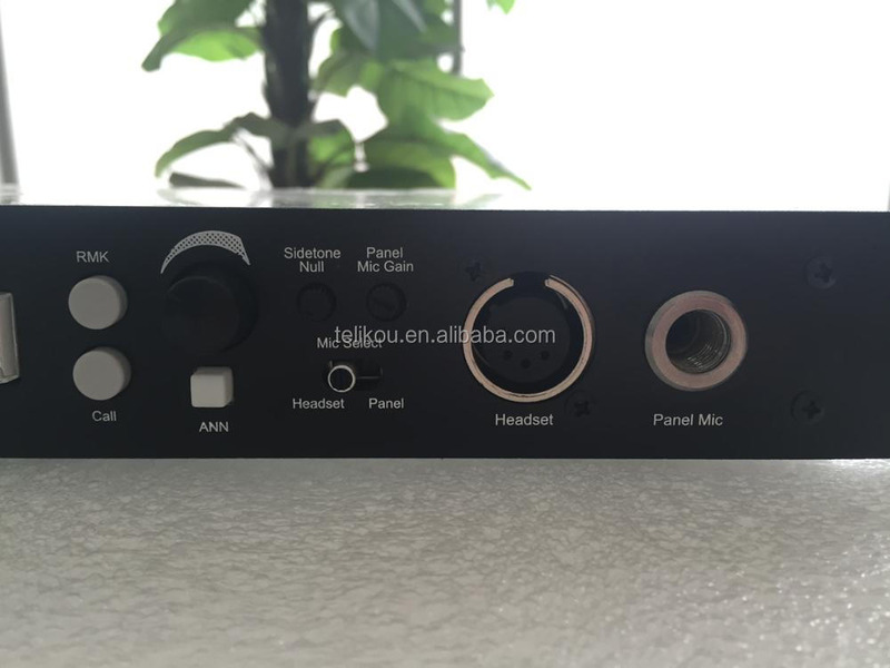 TELIKOU TM-800 eight channel Full duplex TV station,Studio Broadcast Van live show football referee intercom system