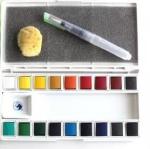 12 / 18 / 24pcs / Plastic Box Solid Art Painting Colours Children'S Watercolor