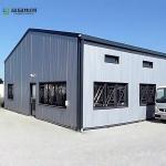 Quick Assembly Metal Shop Building Structural Steel Grade A Bolted Connection