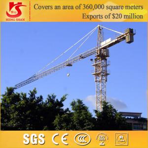 China Building Construction site generally use Model QTZ6010 tower crane factory