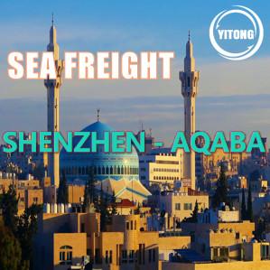 China NVOCC Global Sea Freight Logistics Service From Shenzhen China To Aqaba Jordan factory