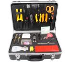Rugged Field Case Deluxe Fiber Optic Splicing Tool Kit , Fiber Optic Installatio