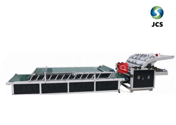 High Precision Semi Automatic Flute Laminating Machine , Corrugated Box