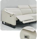 BN Modern Minimalist Genuine Cowhide Leather Electric Sofa Functional Sofa