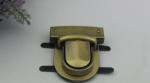 New product high end plating zinc alloy metal push press locks for handbag