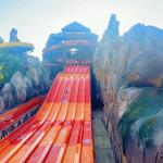 Commercial Fiberglass Water Slide Splash Park Water Playground Equipment Aqua