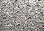Nylon Rayon Viscose Corded Lace Fabric Jacquard Shrink-Resistant CY-LW0733