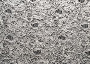 China Nylon Rayon Viscose Corded Lace Fabric Jacquard Shrink-Resistant CY-LW0733 factory