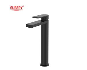 China Chrome Brass Tall Basin Mixer Faucet Single Lever factory
