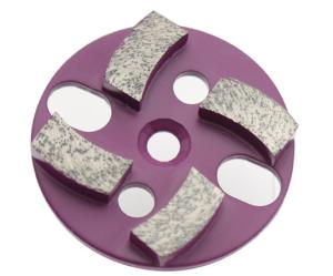 China Marble Metal 4 Seg Diamond Floor Pads For General Purpose Floor Grinding Machines factory