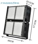 Dimmable LED Stadium Lighting 6500w 45° Lens Angle
