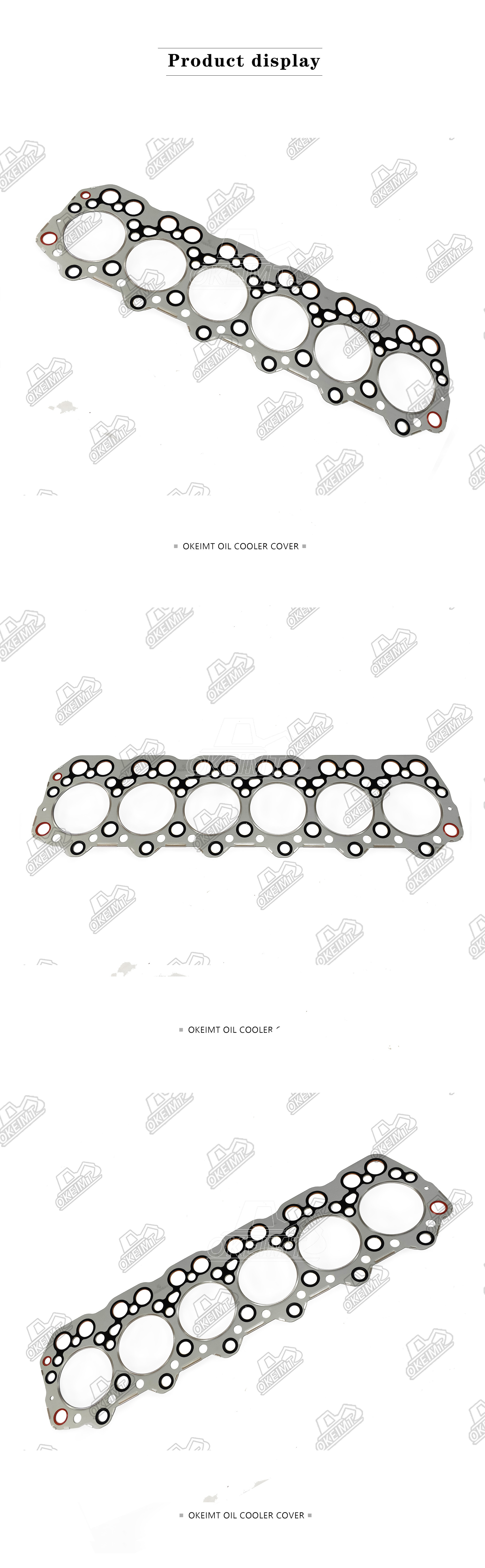 Irregular Shape Cylinder Head Gasket For 6D14 6D14T Mitsubishi Kobelco SK07 Kato DH700