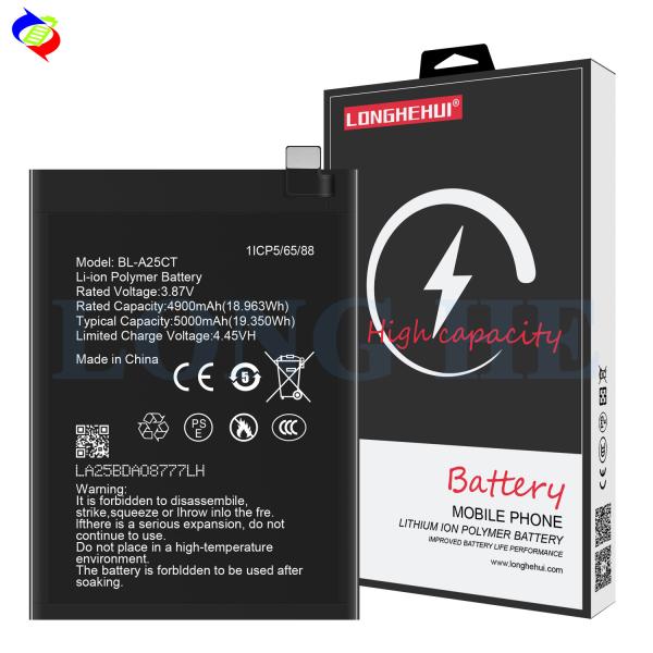 5000mAh Capacity Li-ion Polymer Battery BL-A25CT for General GM22 PRO Mobile