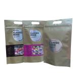 OEM Vacuum Plastic Packaging Coffee Bag With Window For Instant Coffee Powder