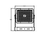 Ac100-277v Led Stadium Flood Light 200w 150lm/W Ip66 Ra>80