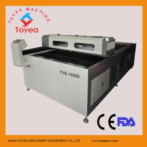 China Carbon steel MDF CO2 Laser Cutting machine with 150W RECI laser tube TYE-1530 factory
