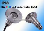 0.85 PF 12V / 24V LED Underwater Light , Outdoor RGB Led Fountain Light