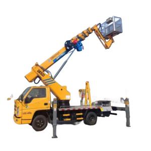 China 23meters Max Operation Height Aerial Work Platform Truck Bucket Size 1000x700x1250mm factory
