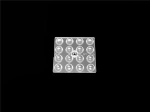 China Square 3030 Type Uv LED Lens , Hard PC Material Narrow Beam LED Lens factory