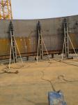 Hydraulic Chuck Jacks for More Than 5 Meter Tank Capacity and Engineer Oversea